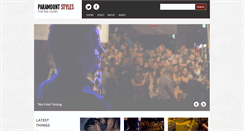 Desktop Screenshot of paramountstyles.com